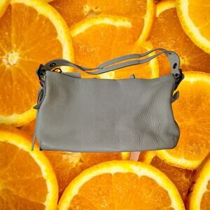 Coach Hobo Beige Leather Shoulder Handbag F21088‎